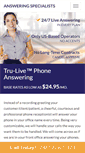 Mobile Screenshot of answering-services-miami.com